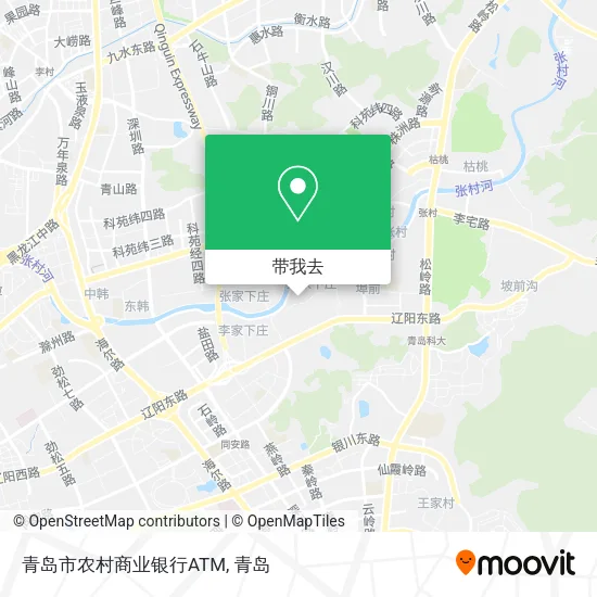 青岛市农村商业银行ATM地图