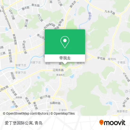 爱丁堡国际公寓地图