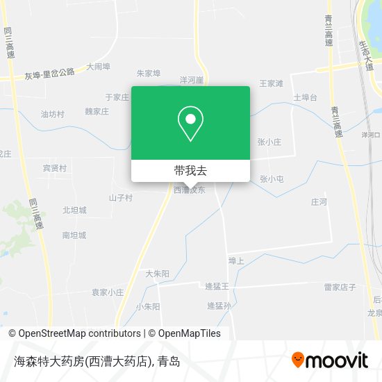 海森特大药房(西漕大药店)地图