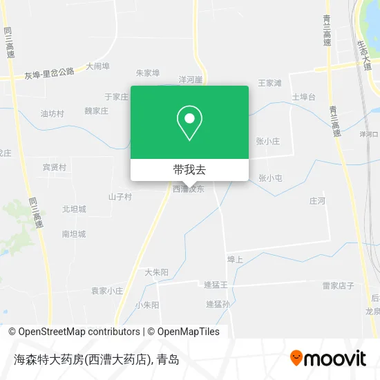 海森特大药房(西漕大药店)地图