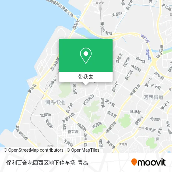 保利百合花园西区地下停车场地图