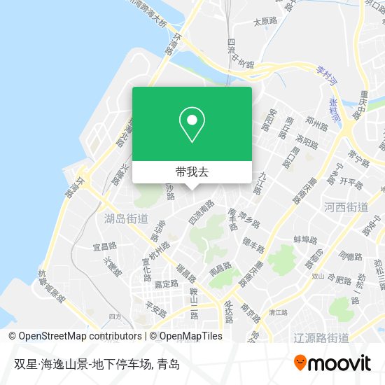 双星·海逸山景-地下停车场地图