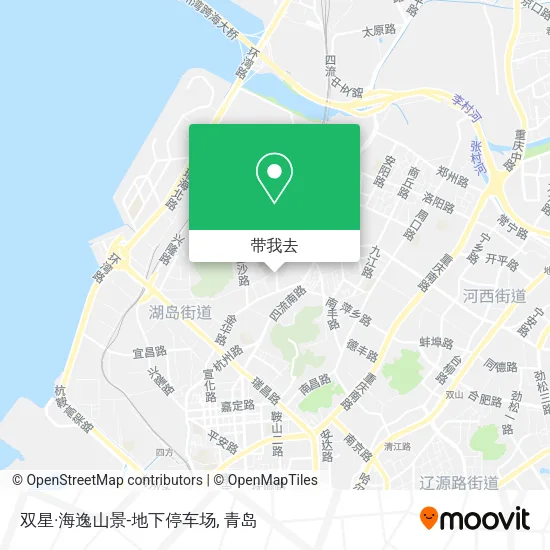 双星·海逸山景-地下停车场地图