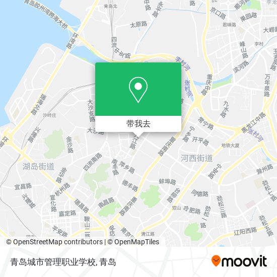 青岛城市管理职业学校地图