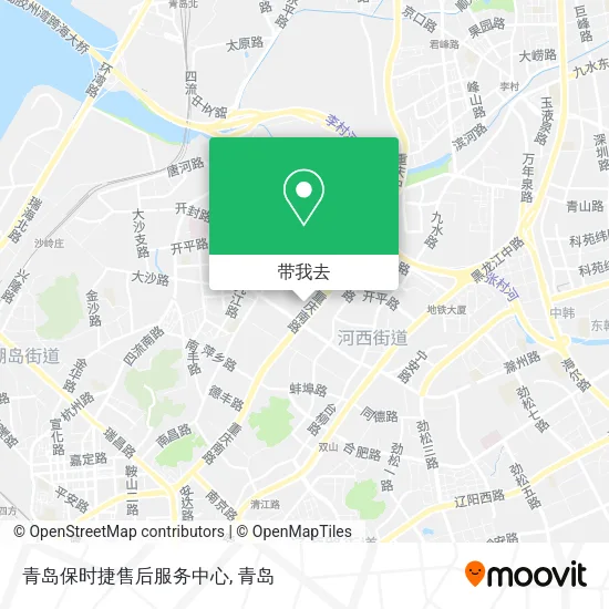 青岛保时捷售后服务中心地图