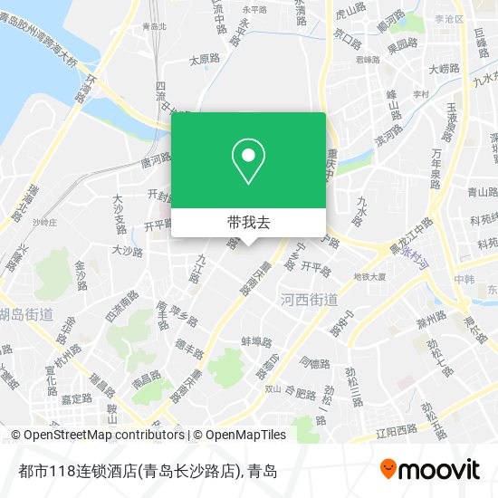 都市118连锁酒店(青岛长沙路店)地图