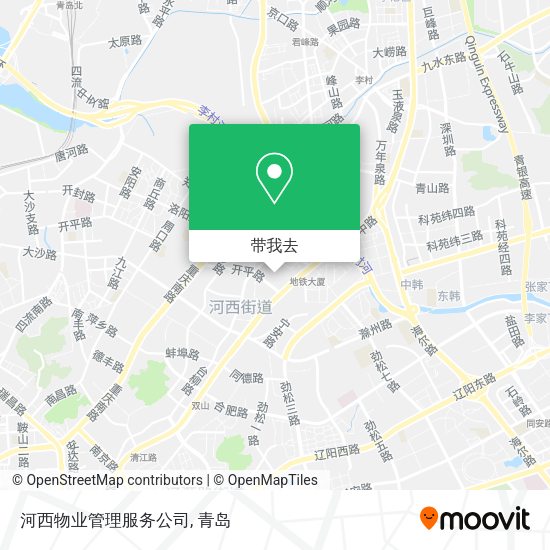 河西物业管理服务公司地图