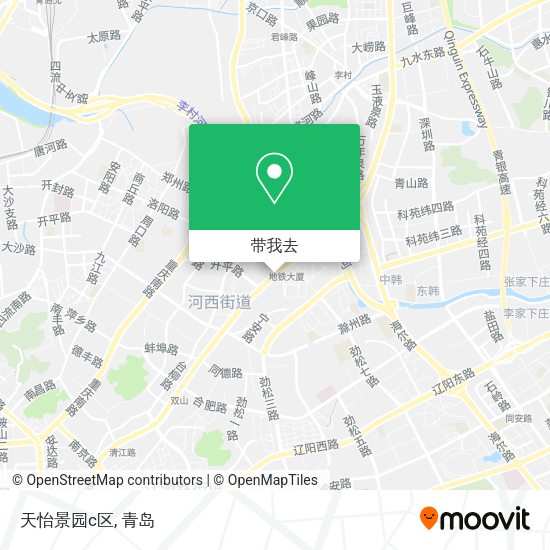 天怡景园c区地图