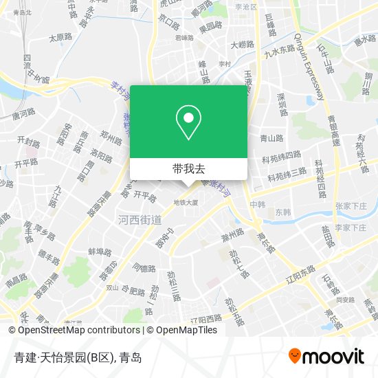青建·天怡景园(B区)地图