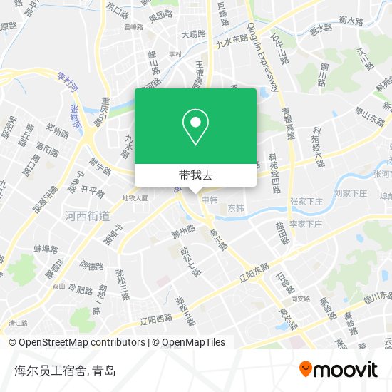 海尔员工宿舍地图