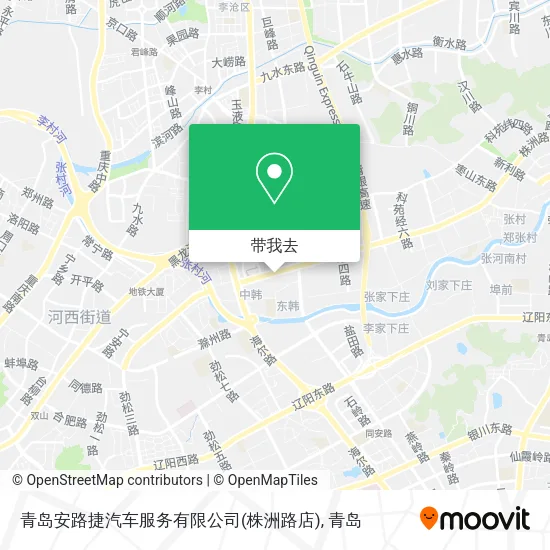 青岛安路捷汽车服务有限公司(株洲路店)地图