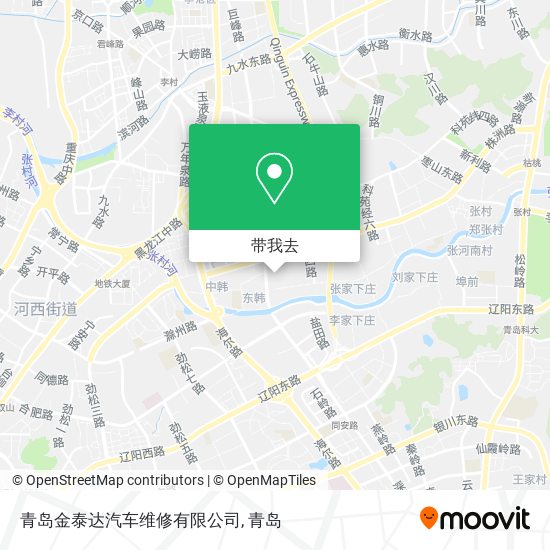 青岛金泰达汽车维修有限公司地图