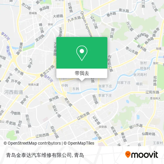 青岛金泰达汽车维修有限公司地图