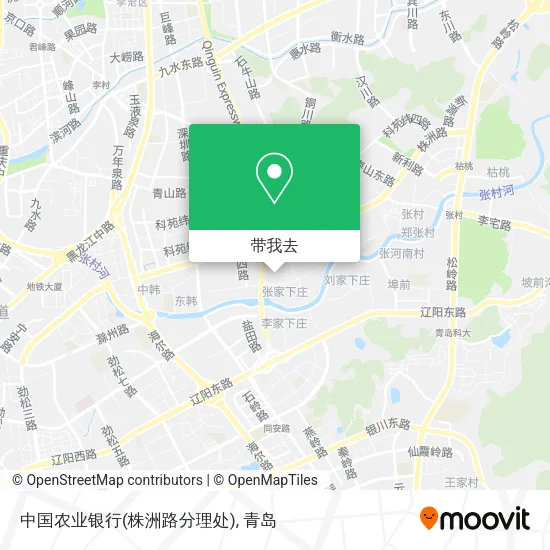 中国农业银行(株洲路分理处)地图