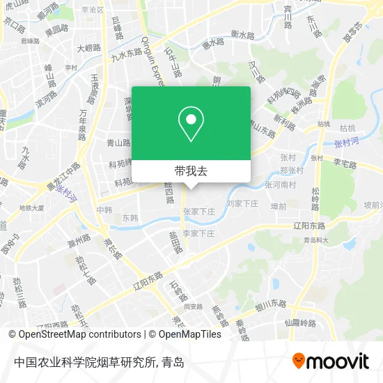 中国农业科学院烟草研究所地图