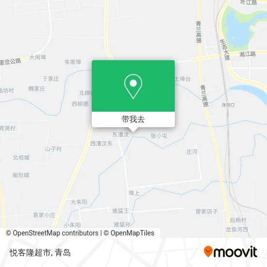 悦客隆超市地图