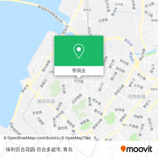 保利百合花园-百合多超市地图