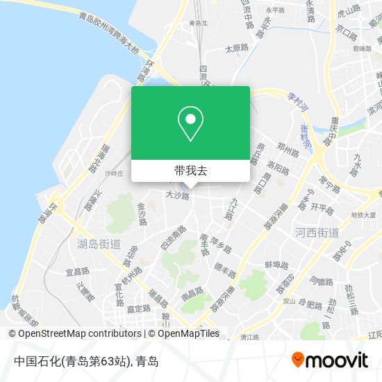 中国石化(青岛第63站)地图