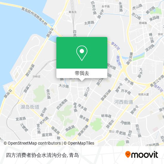 四方消费者协会水清沟分会地图