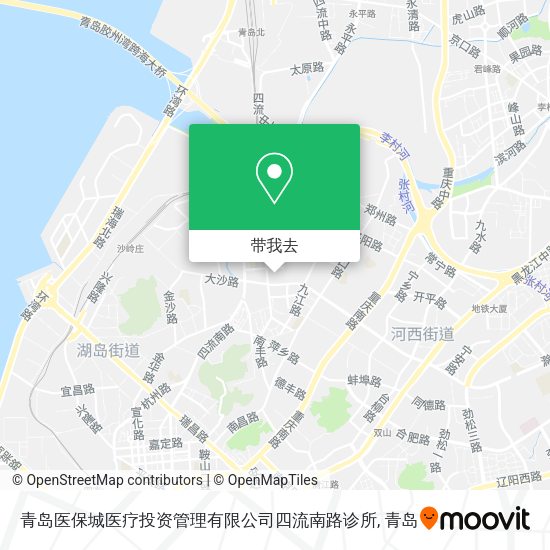青岛医保城医疗投资管理有限公司四流南路诊所地图