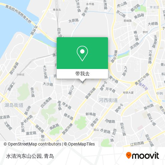 水清沟东山公园地图