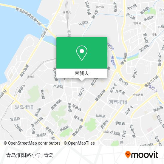 青岛淮阳路小学地图