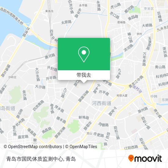 青岛市国民体质监测中心地图