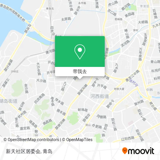 新天社区居委会地图