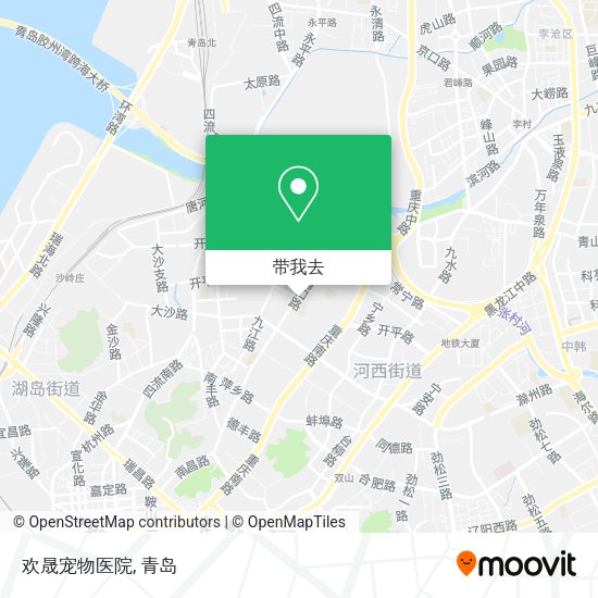 欢晟宠物医院地图