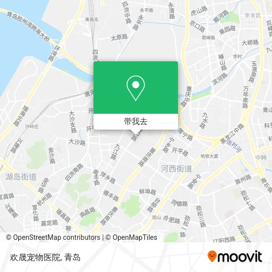 欢晟宠物医院地图
