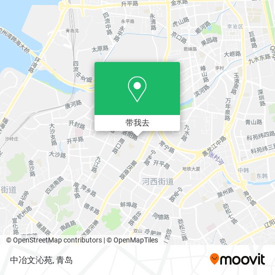 中冶文沁苑地图