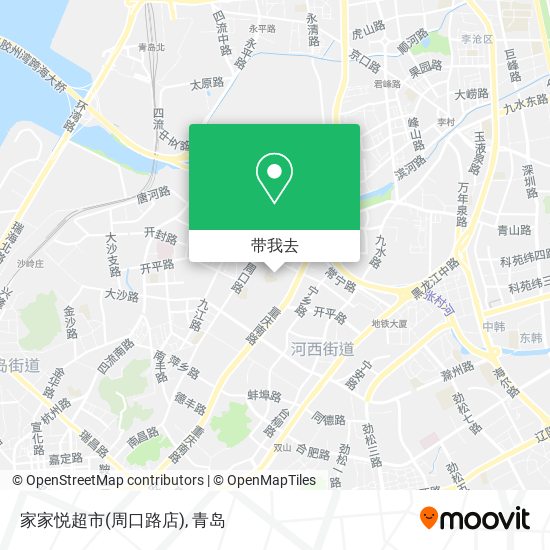 家家悦超市(周口路店)地图