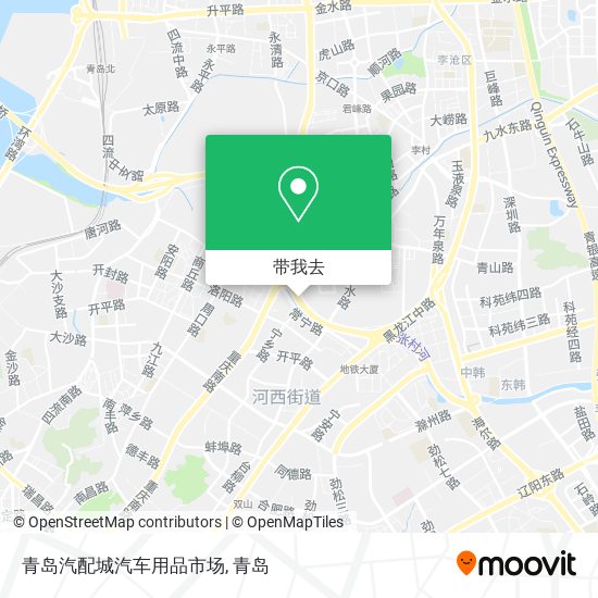 青岛汽配城汽车用品市场地图