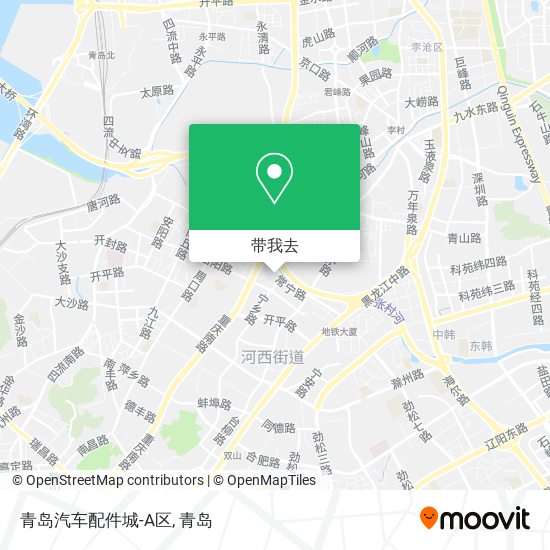 青岛汽车配件城-A区地图