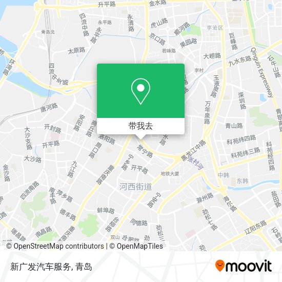 新广发汽车服务地图