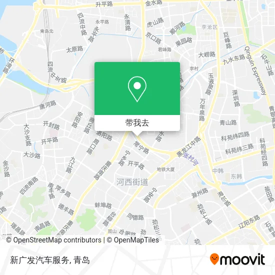 新广发汽车服务地图
