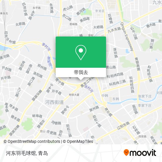 河东羽毛球馆地图