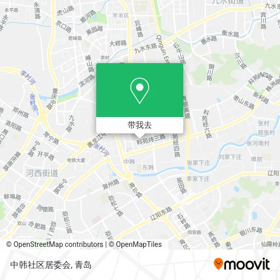 中韩社区居委会地图
