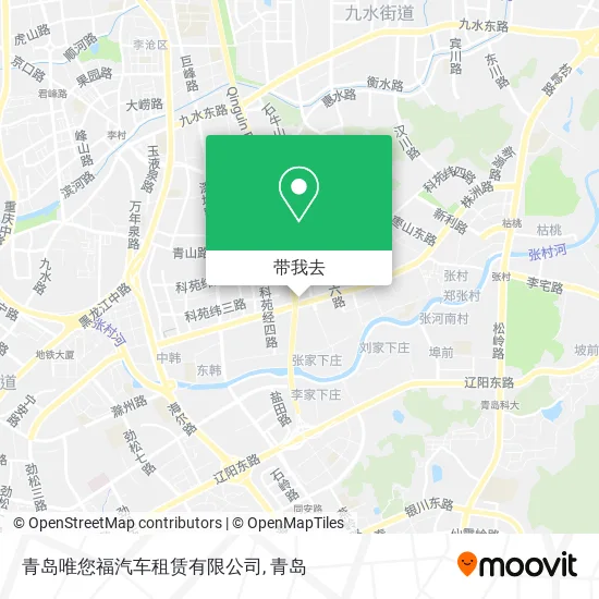 青岛唯您福汽车租赁有限公司地图
