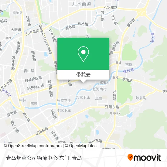 青岛烟草公司物流中心-东门地图