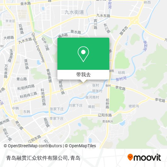 青岛融贯汇众软件有限公司地图