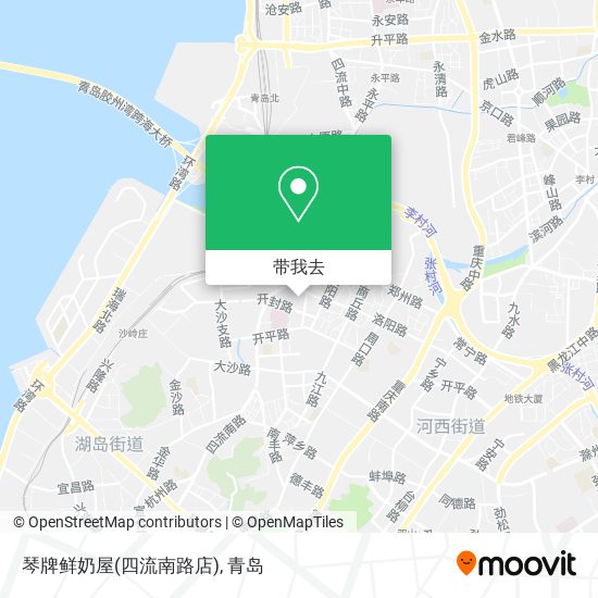 琴牌鲜奶屋(四流南路店)地图