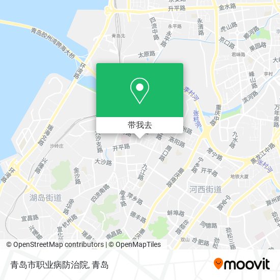 青岛市职业病防治院地图