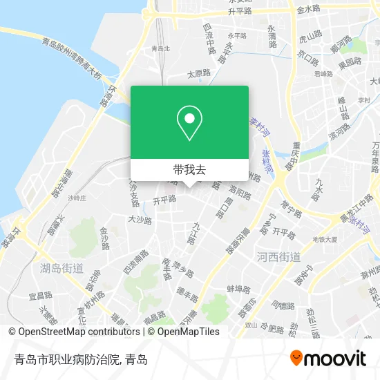 青岛市职业病防治院地图