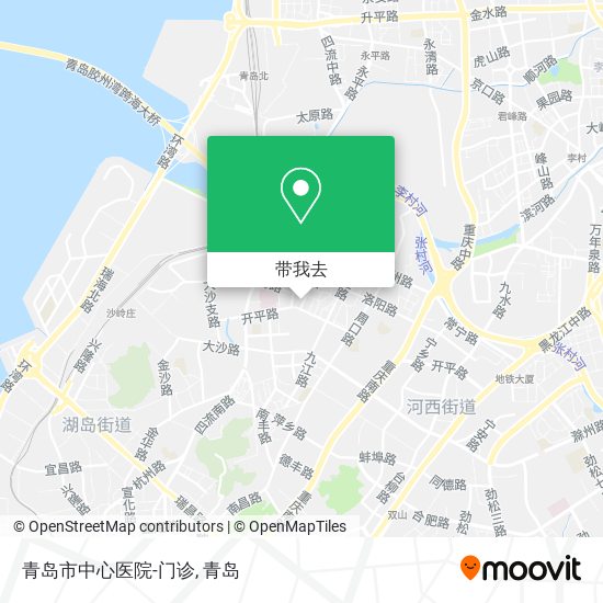 青岛市中心医院-门诊地图