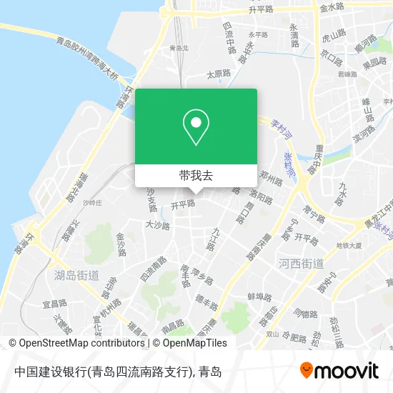 中国建设银行(青岛四流南路支行)地图