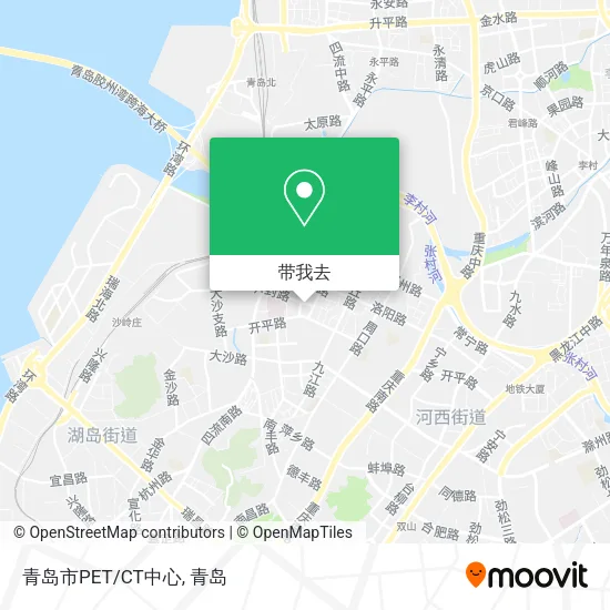 青岛市PET/CT中心地图