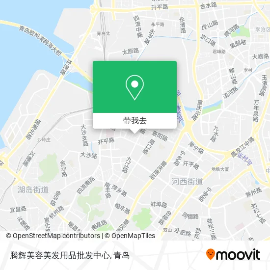 腾辉美容美发用品批发中心地图