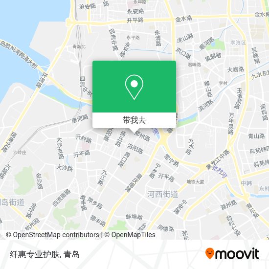纤惠专业护肤地图