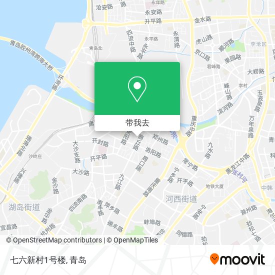 七六新村1号楼地图